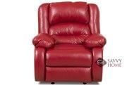 Augusta Reclining and Rocking Leather Chair by Savvy