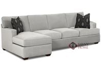 Lincoln Chaise Sectional Queen Sofa Bed by Savv...