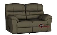 Durant Dual Reclining Top-Grain Leather Loveseat by Palliser--Power Option Available