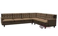Barbara Top-Grain Leather Large True Sectional ...