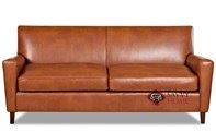 Glasgow Leather Sofa by Savvy