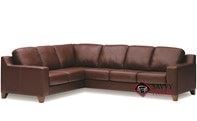 Reed Top-Grain Leather Large True Sectional Sofa by Palliser