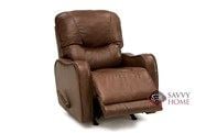 Yates Rocking and Reclining Top-Grain Leather Chair by Palliser--Power Option Available
