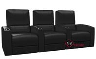 Pacifico 3-Seat Top-Grain Leather Reclining Home Theater Seating (Straight) by Palliser--Power Upgrade Available