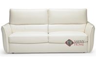 Versa Full Leather Sofa Bed by Natuzzi Editions with Greenplus Foam Mattress (B842-264)