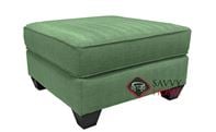 The 283 Square Storage Ottoman by Stanton with Down-Blend Cushions