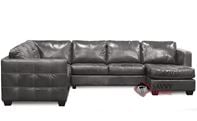Barrett Top-Grain Leather U-Shape True Sectional Sofa by Palliser