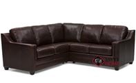 Corissa Top-Grain Leather Compact True Sectional Sofa by Palliser