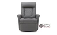 Banff My Comfort Rocking and Reclining Top-Grain Leather Chair by Palliser--Power and Swivel Upgrades Available