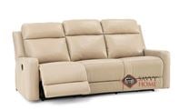 Forest Hill Dual Reclining Top-Grain Leather So...