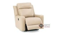 Forest Hill Rocking and Reclining Top-Grain Leather Chair by Palliser--Power Upgrade Available