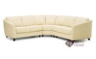Alula True Sectional Top-Grain Leather Sofa by Palliser