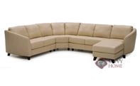 Alula Top-Grain Leather U-Shape True Sectional Sofa by Palliser