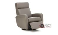 Buena Vista My Comfort Rocking and Reclining Top-Grain Leather Chair by Palliser--Power and Swivel Upgrades Available