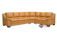Tanaro (A450) Dual Reclining Leather True Sectional by Natuzzi Editions--Power Option Available (A450-82/29/86)