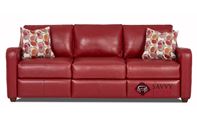 Glendale Dual Reclining Leather Sofa by Savvy