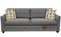 Valencia Queen Sleeper Sofa by Savvy in Lily Pewter