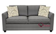 Valencia Full Sleeper Sofa by Savvy in Lily Pewter