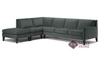Livenza Leather Chaise Sectional by Natuzzi Editions (C009-216/217/047/049)