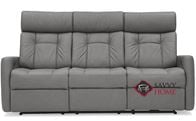 West Coast II Dual Reclining Top-Grain Leather Sofa with Power Headrest by Palliser