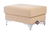Poet Leather Ottoman by Luonto