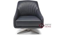 Felicita (C014-066) Leather Swivel Chair by Natuzzi
