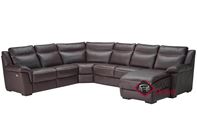 Gaetano (B865-047/049/283/076/216/217) Leather True Sectional Sofa with Chaise by Natuzzi