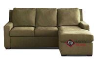 Lyons Low Leg Queen Plus with Chaise Sectional Leather Comfort Sleeper by American Leather--Generation VIII