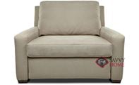 Lyons Low Leg Twin Leather Comfort Sleeper by American Leather--Generation VIII