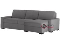 Olson Low Leg Queen Plus with Chaise Sectional Leather Comfort Sleeper by American Leather--V9