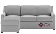 Perry Low Leg Queen Plus with Chaise Sectional Comfort Sleeper by American Leather--V9