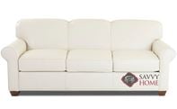 Calgary Queen Leather Sofa Bed by Savvy