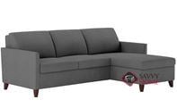Harris Queen Plus with Chaise Sectional Comfort Sleeper by American Leather--Generation VIII