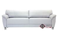 Grace Full XL Leather Sofa Bed by Luonto in Soft Antique 4100