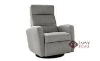 Sloped Arm Reclining Swivel Glide Chair by Luonto