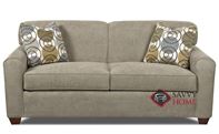 Zurich Full Sleeper Sofa by Savvy in Lily Pewter