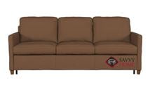 California CloudZ Queen Top-Grain Leather Queen Sofa Bed by Palliser in Valencia Biscotti