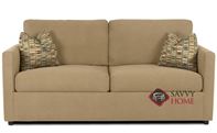 SALE! San Francisco Queen Sleeper Sofa by Savvy in Microsuede Khaki