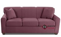 Zurich Queen Sleeper Sofa by Savvy in Empire Pinot
