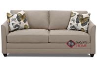 Valencia Queen Sleeper Sofa by Savvy in Max Stone