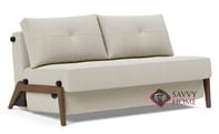 Cubed Full Sofa Bed with Dark Wood Legs by Innovation Living