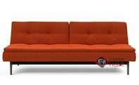 Dublexo Eik Full Sofa Bed with Smoked Oak Legs by Innovation Living in 506 Elegance Paprika