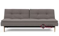 Dublexo Eik Queen Sofa Bed with Oak Legs by Innovation Living in 521 Mixed Dance Grey