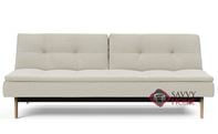 Dublexo Eik Queen Sofa Bed with Oak Legs by Innovation Living in 527 Mixed Dance Natural
