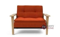 Dublexo Frej Chair with Oak Legs by Innovation Living in 506 Elegance Paprika