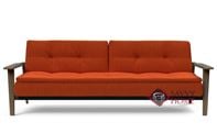 Dublexo Frej Full Sofa Bed with Smoked Oak Legs by Innovation Living in 506 Elegance Paprika