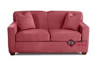 Geneva Full Sleeper Sofa by Savvy in Empire Berry