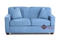 Geneva Full Sleeper Sofa by Savvy in Tina Airforce