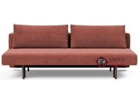 Conlix Full Sofa Bed with Smoked Oak Legs by Innovation Living in 317 - Cordufine Rust