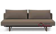 Conlix Full Sofa Bed with Smoked Oak Legs by Innovation Living in 585 - Argus Brown